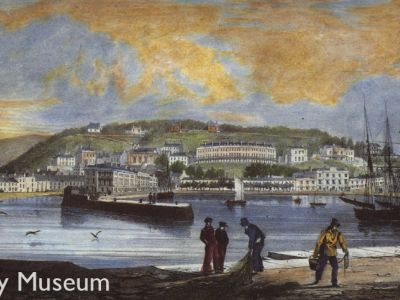 The Strand in c. 1840