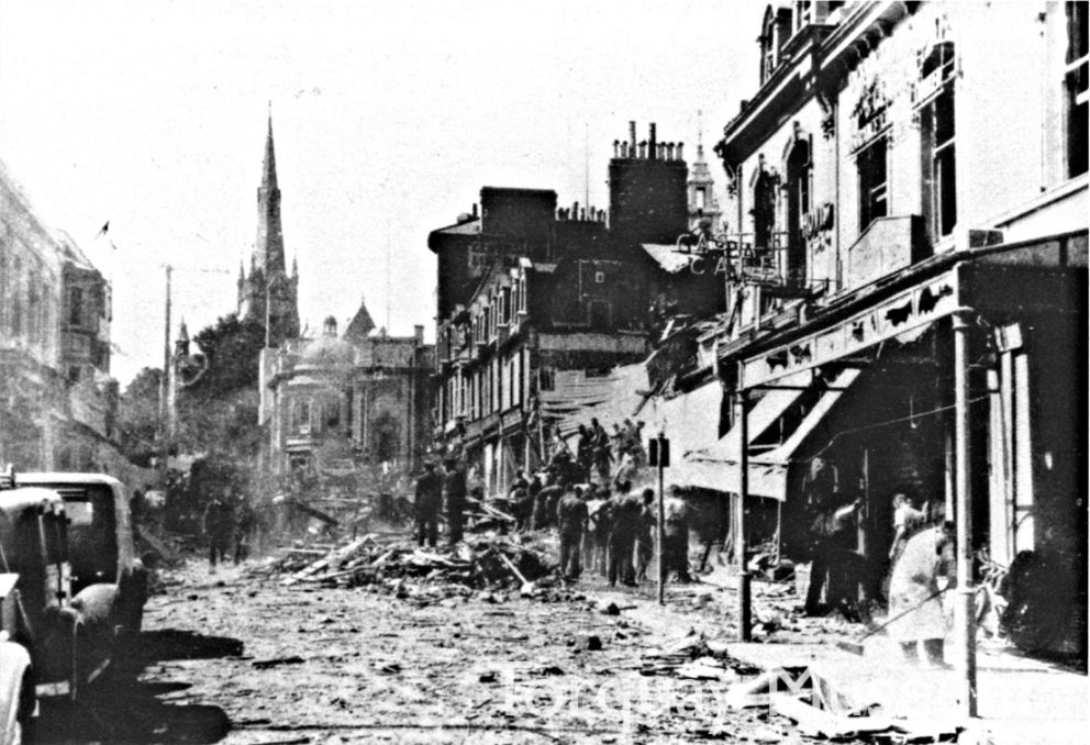 Bombed Union Street, 30th May 1943