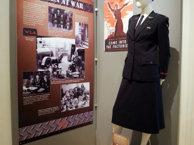 Women at War display