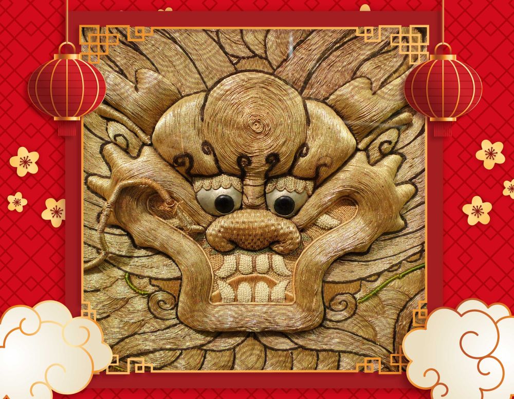 Chinese dragon hanging